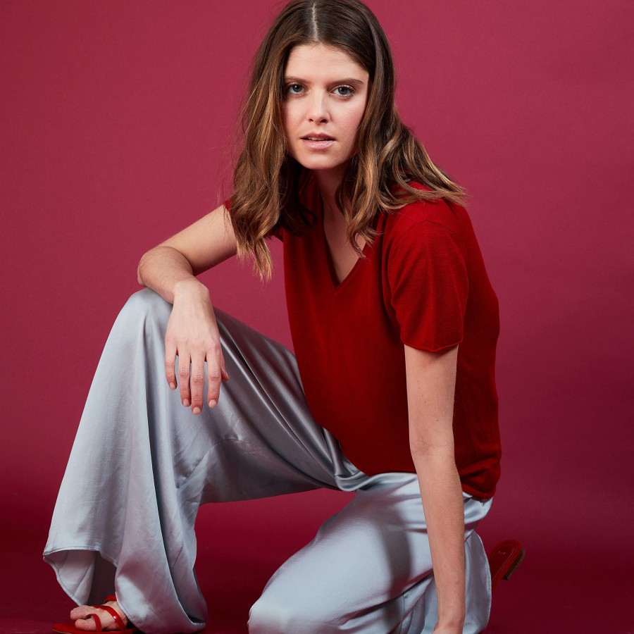 Flamed linen T-shirt - Balkan