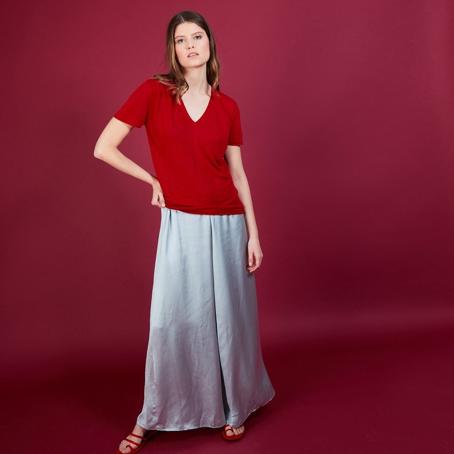 T-shirt en lin flammé - Balkan