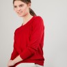Pull col rond en Laine Mérinos - BALNEO