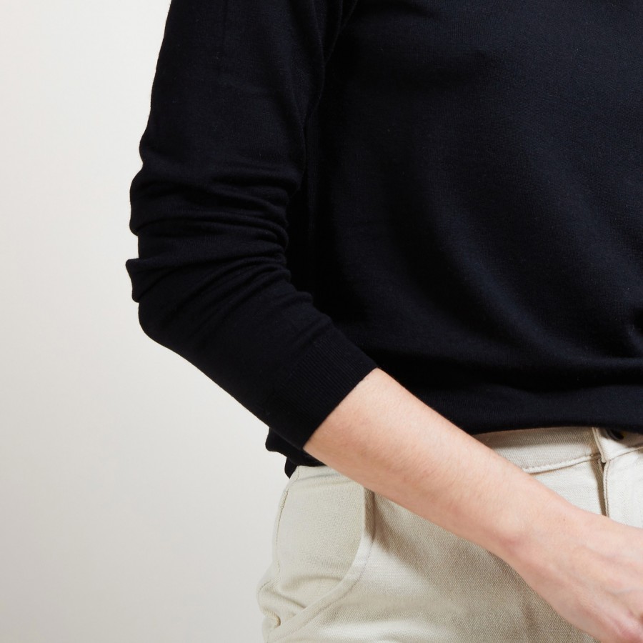 Round neck sweater Merino Wool - Balneo