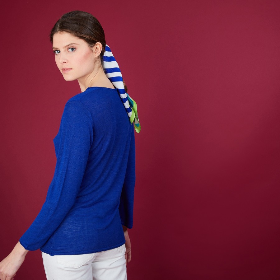 Flamed linen cardigan - Bao