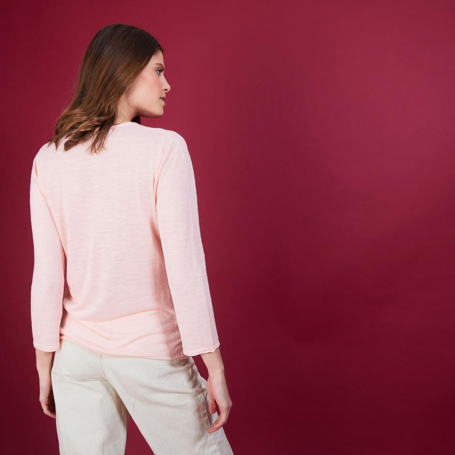 Cardigan de linho com slub - Bao