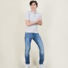 Polo homme en coton - Bora 6811 gris clair - 11 Gris clair