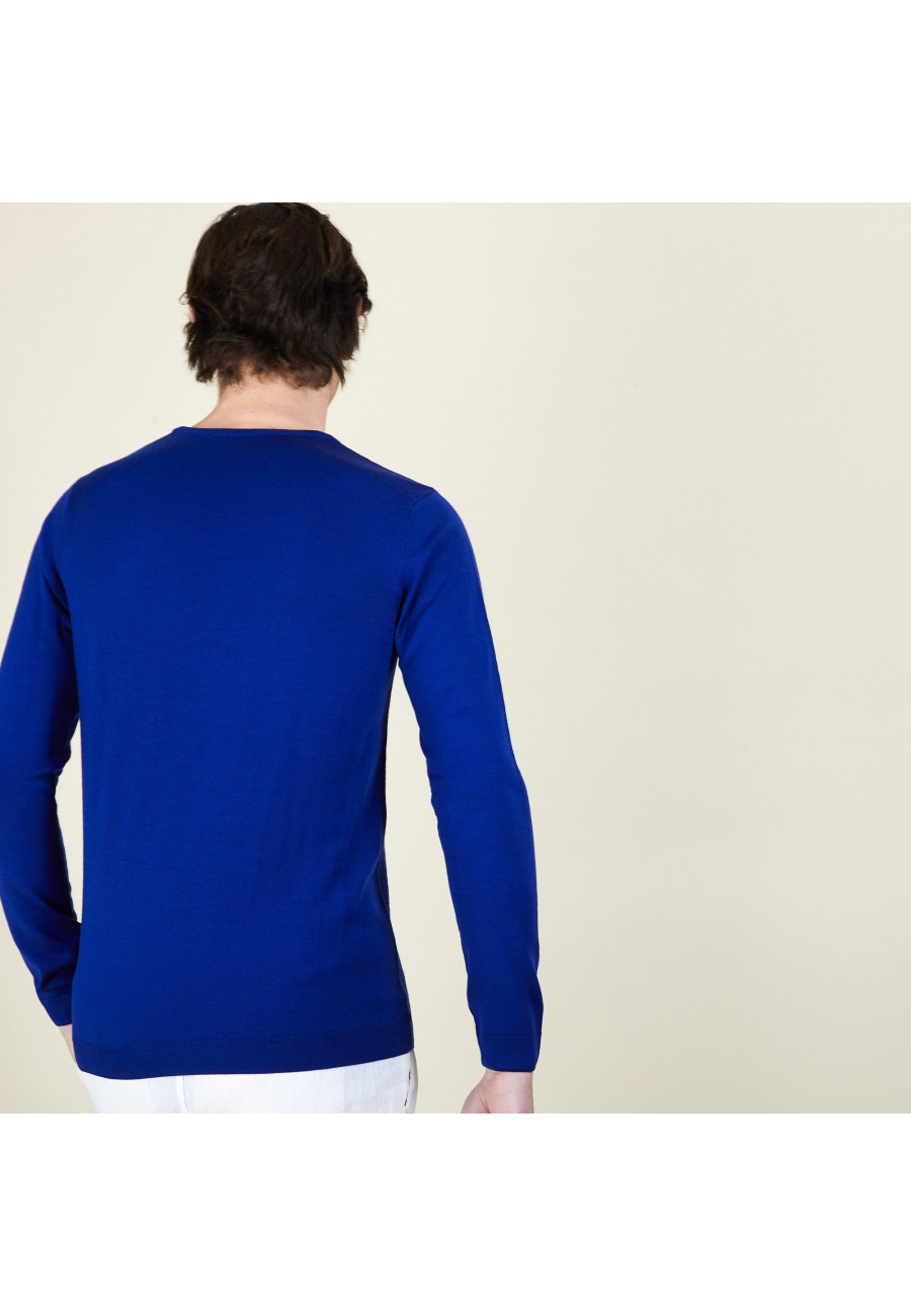 Pull col rond en laine mérinos - Eddie
