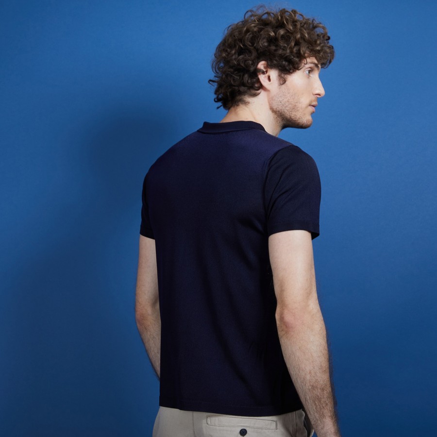 Short sleeve polo shirt in Fil Lumière - Babar