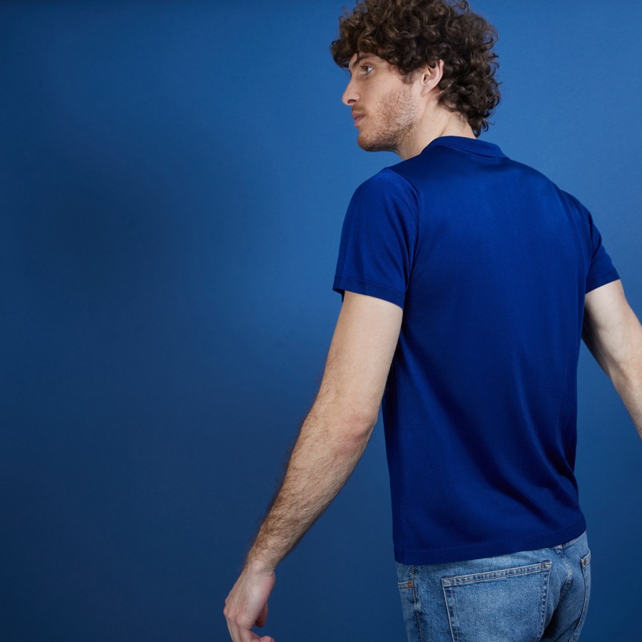Short sleeve polo shirt in Fil Lumière - Babar
