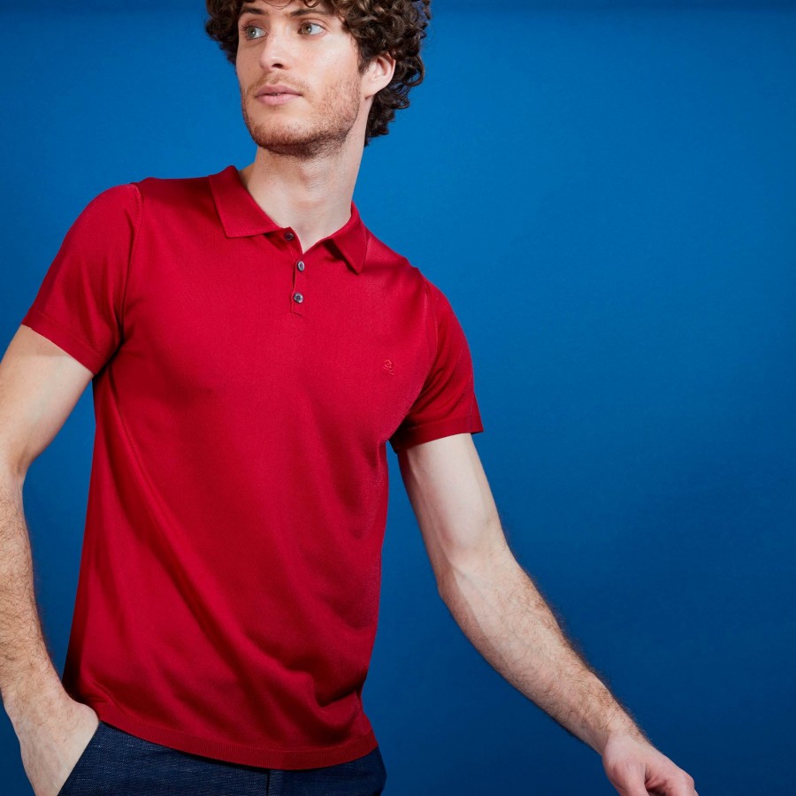 Short sleeve polo shirt in Fil Lumière - Babar
