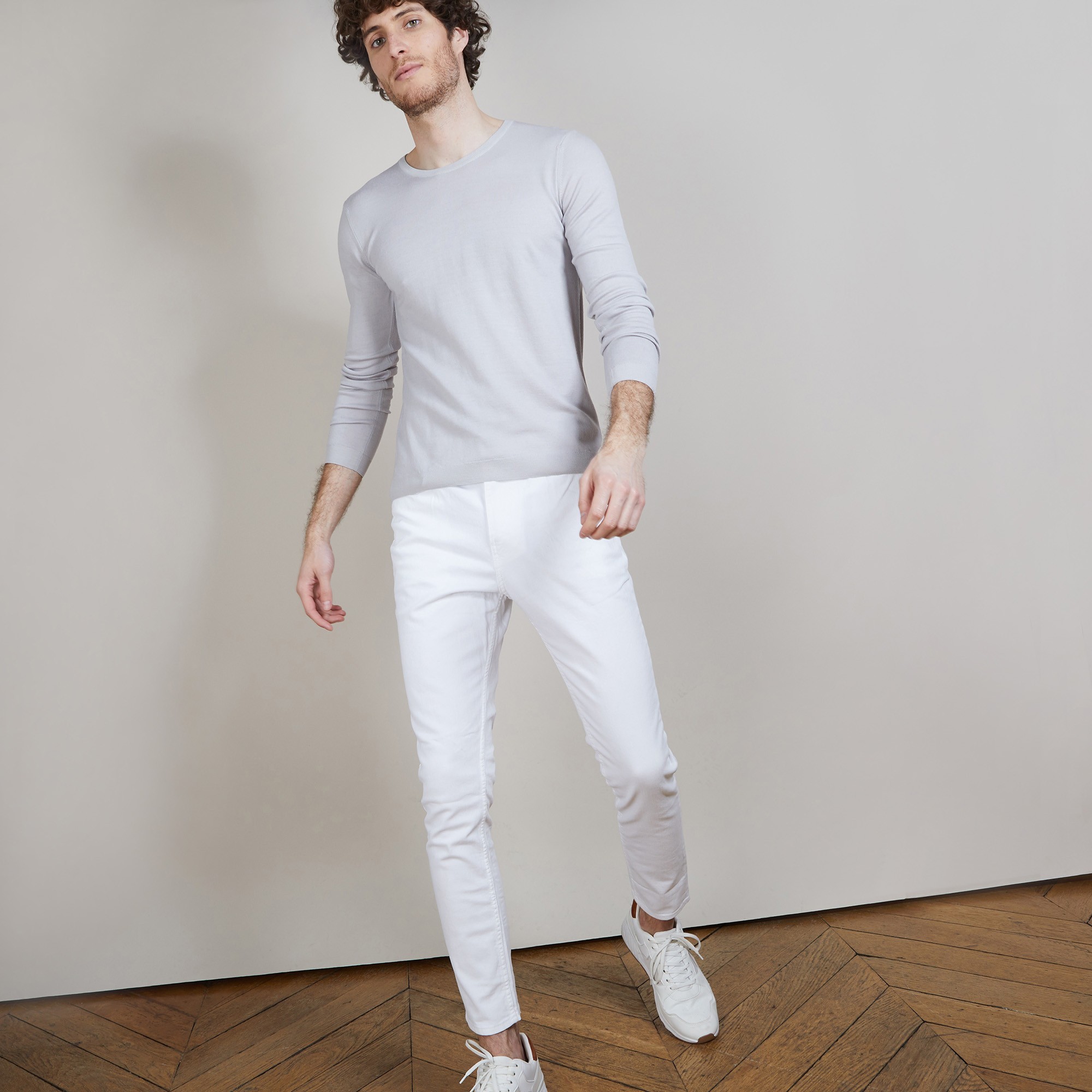 Pull col rond en 100% laine mérinos - Bardem