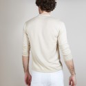 Pull col polo en laine et soie - Bartev 6801 beige - 12 Beige clair