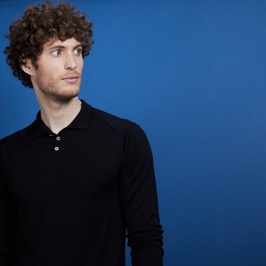 Polo en laine et soie - Bartev