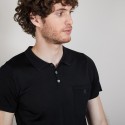 Polo en Fil Lumière poche avant - Blaze 6810 noir - 01 Noir