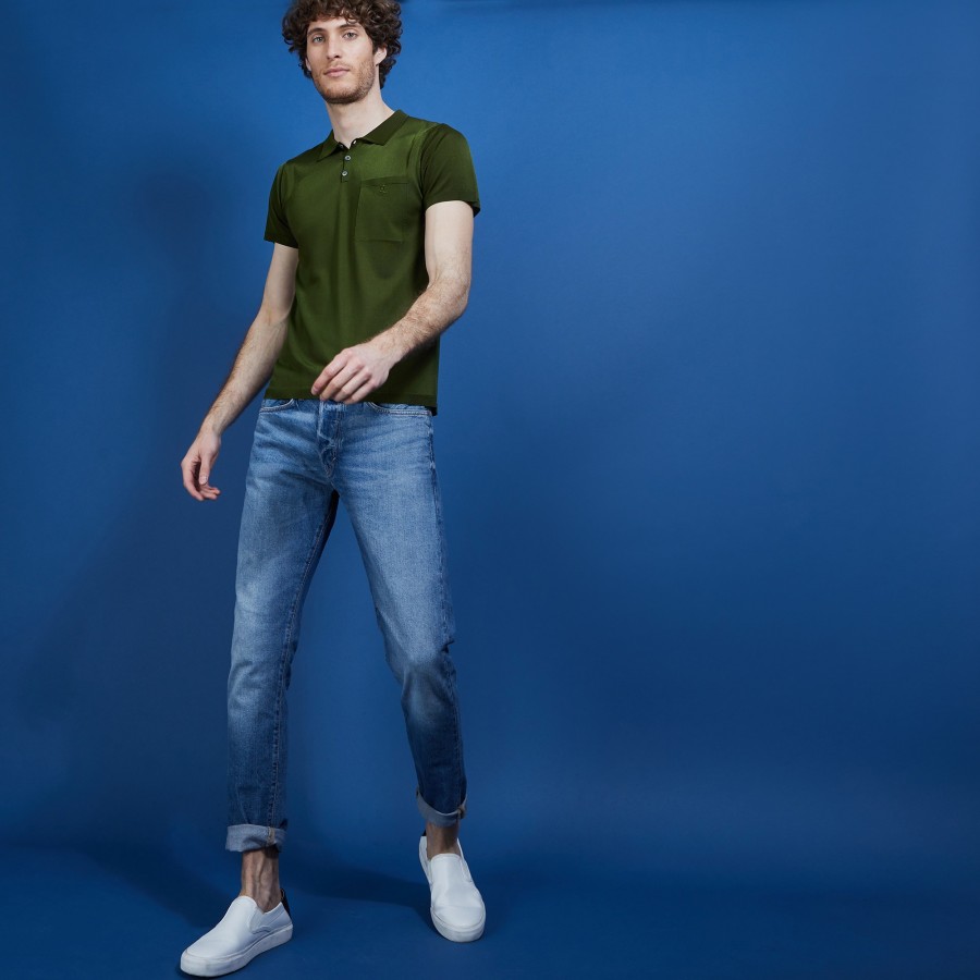 Polo Fil Lumière poche avant - Blaze