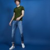 Polo en Fil Lumière poche avant - Blaze 6851 maquis - 83 Kaki