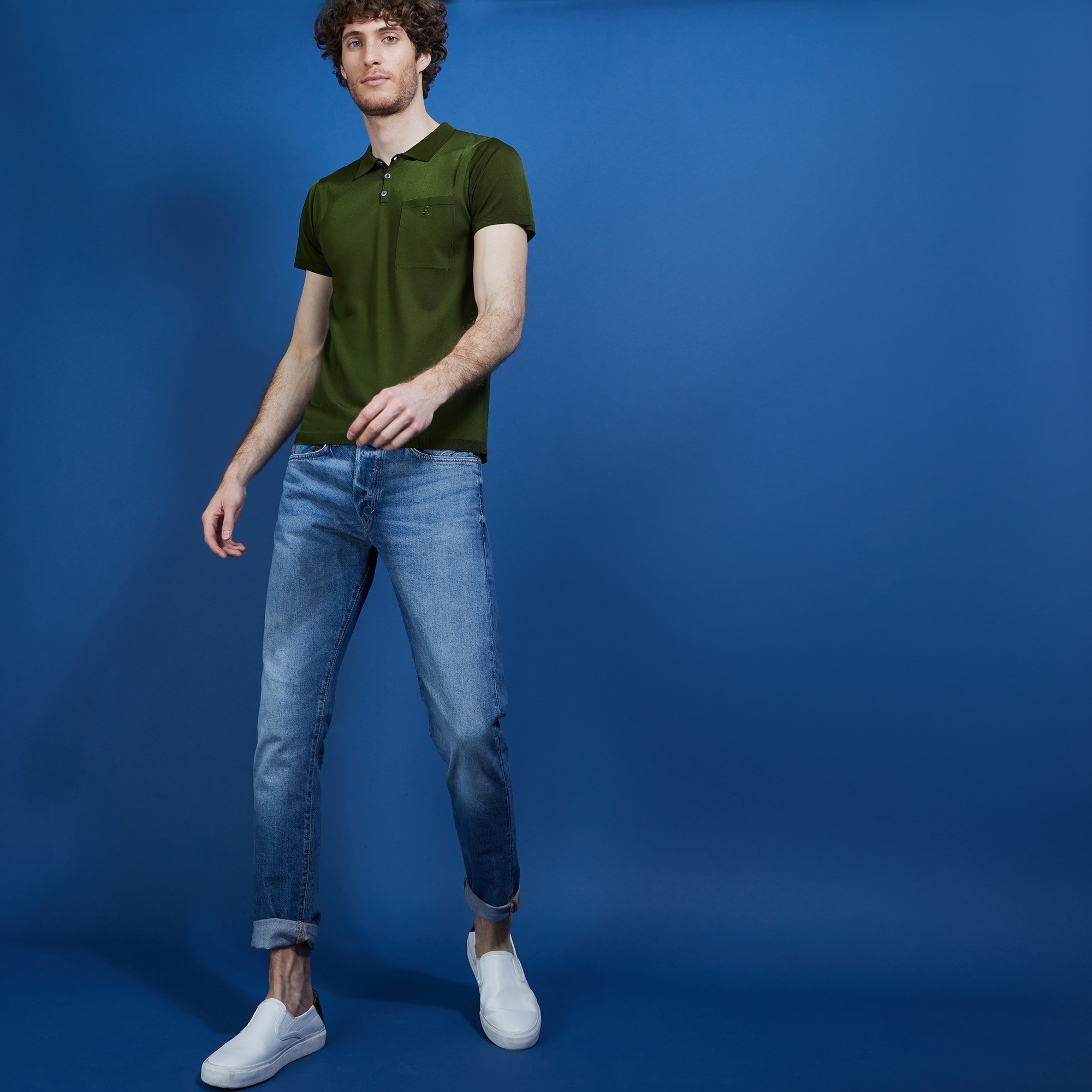 Polo en Fil Lumière poche avant - Blaze