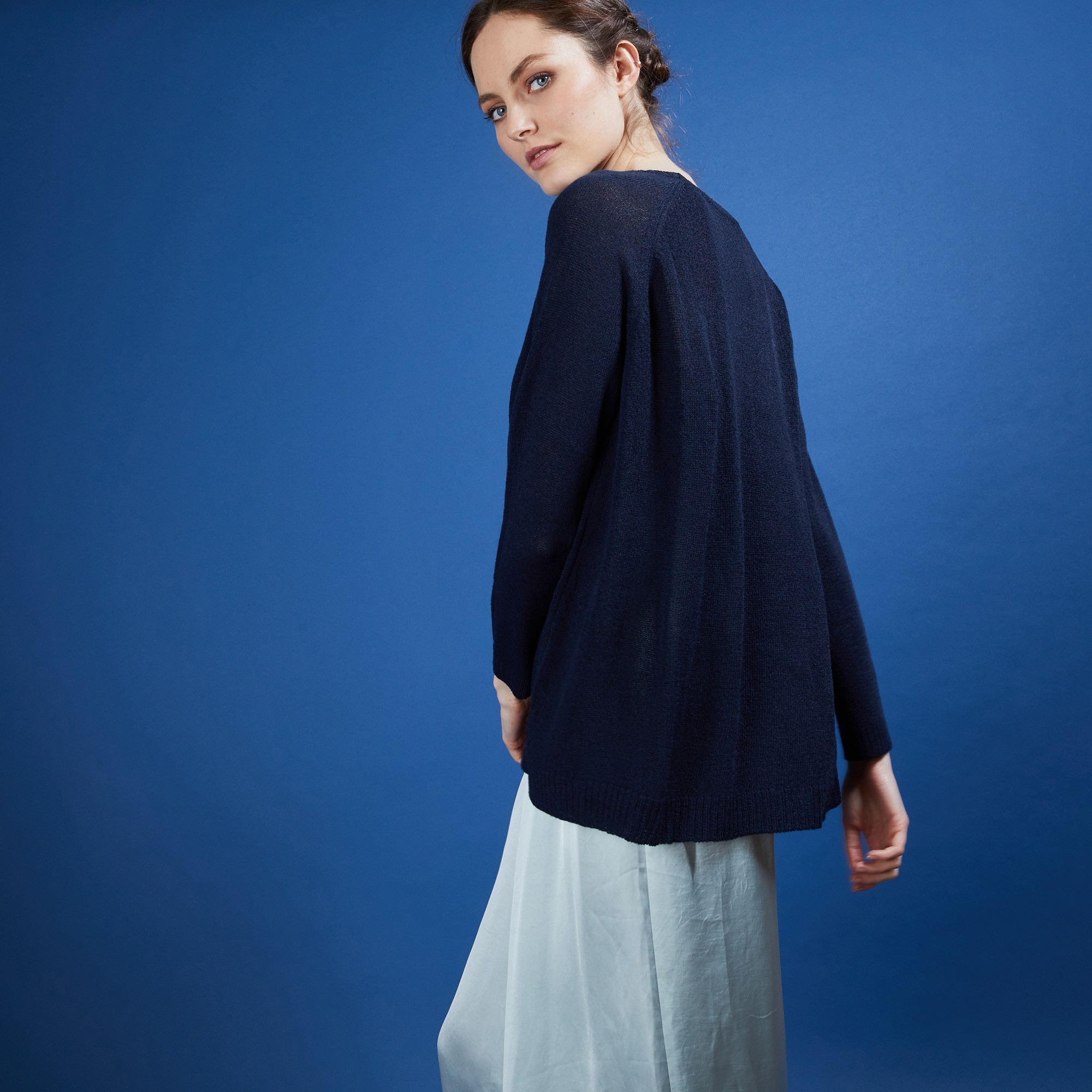 Pull col rond - Babouche  6840 MARINE  05 MARINE