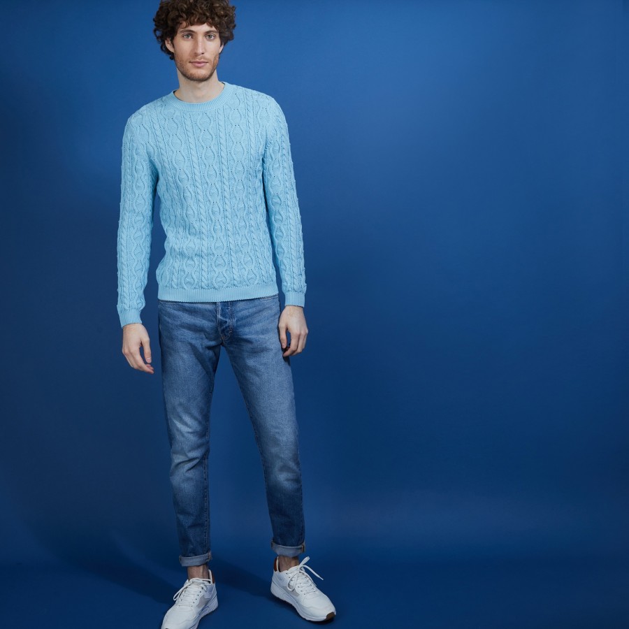 Pull torsadé en coton - Dublin