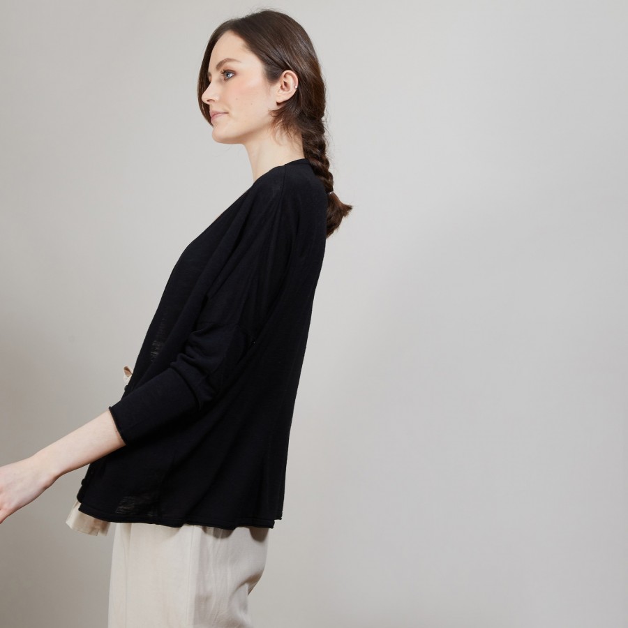 Long linen cardigan - Ballon