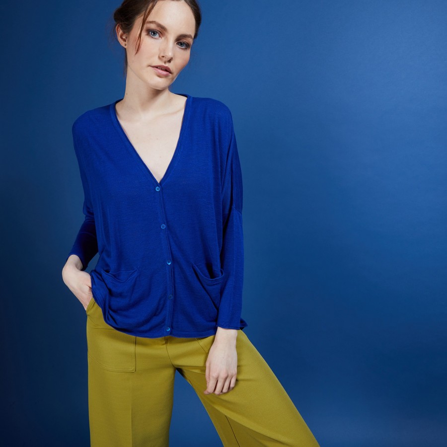 Long linen cardigan - Ballon