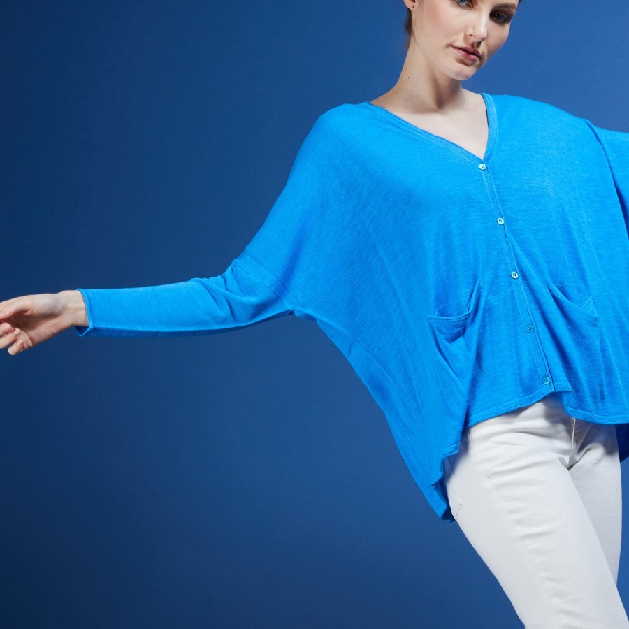 Long gilet en lin - Ballon