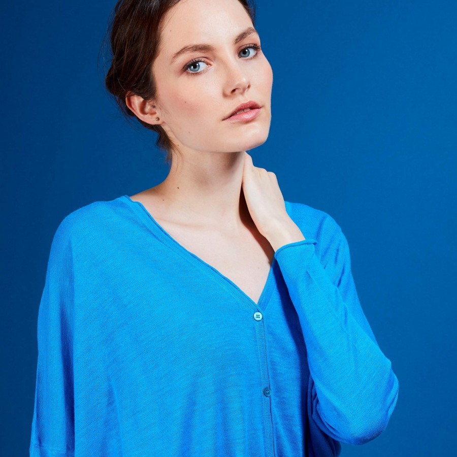 Long linen cardigan - Ballon