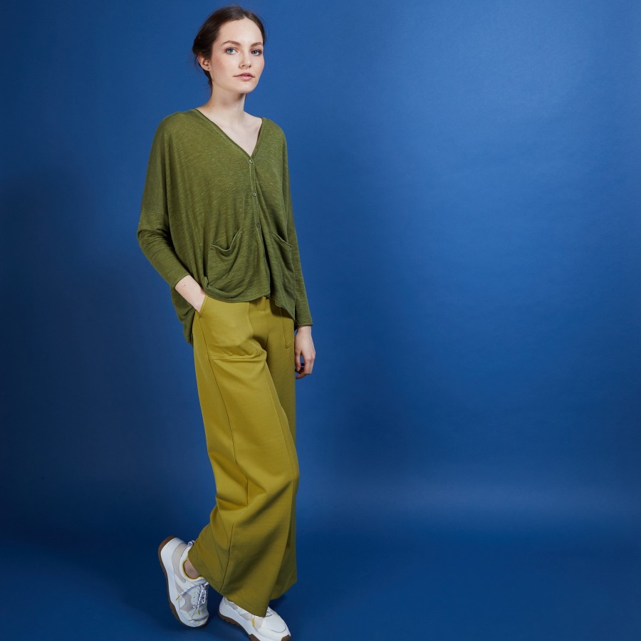 Long linen cardigan - Ballon