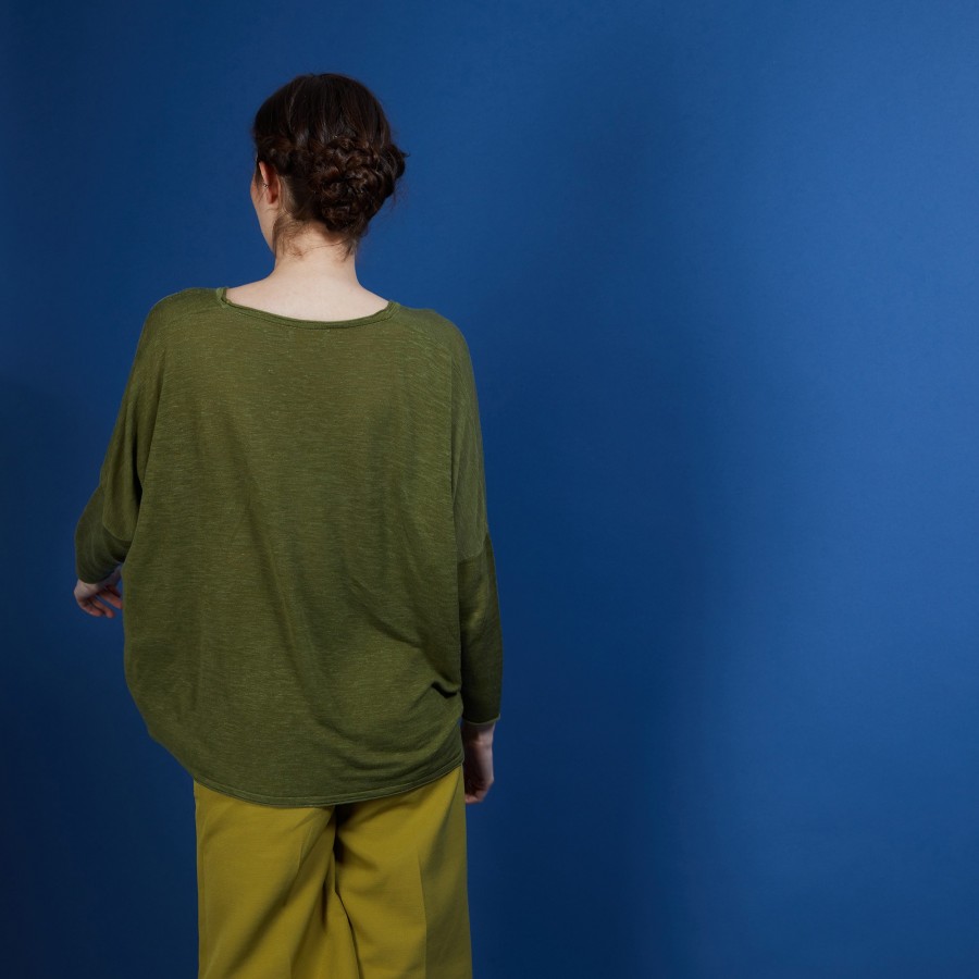 Long gilet en lin - Ballon