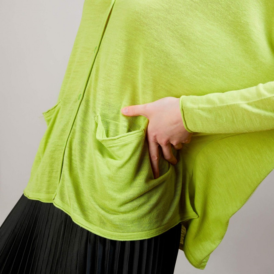 Long gilet en lin - Ballon