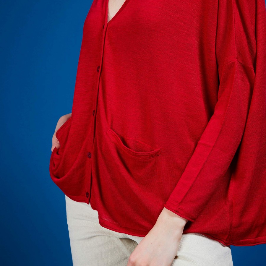 Long linen cardigan - Ballon