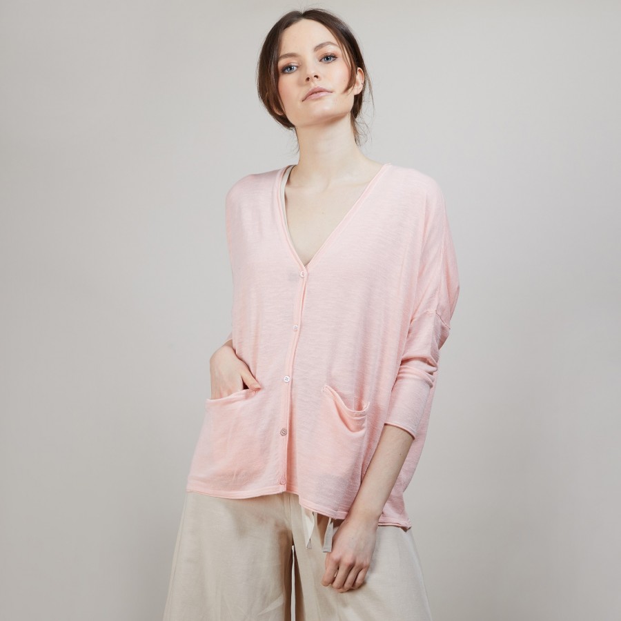 Long linen cardigan - Ballon