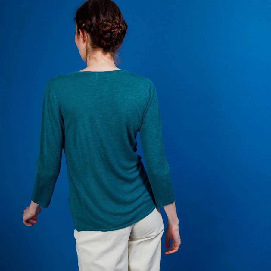 Cardigan en lin flammé - Bao