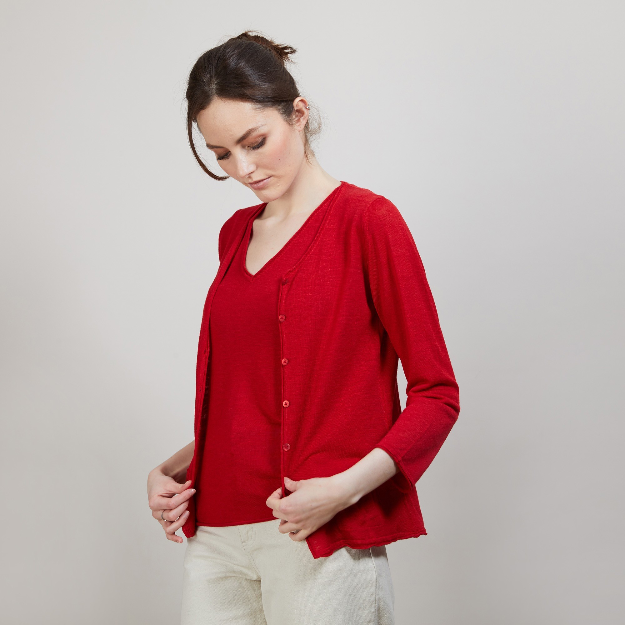 BAO GILET LIN FLAMME