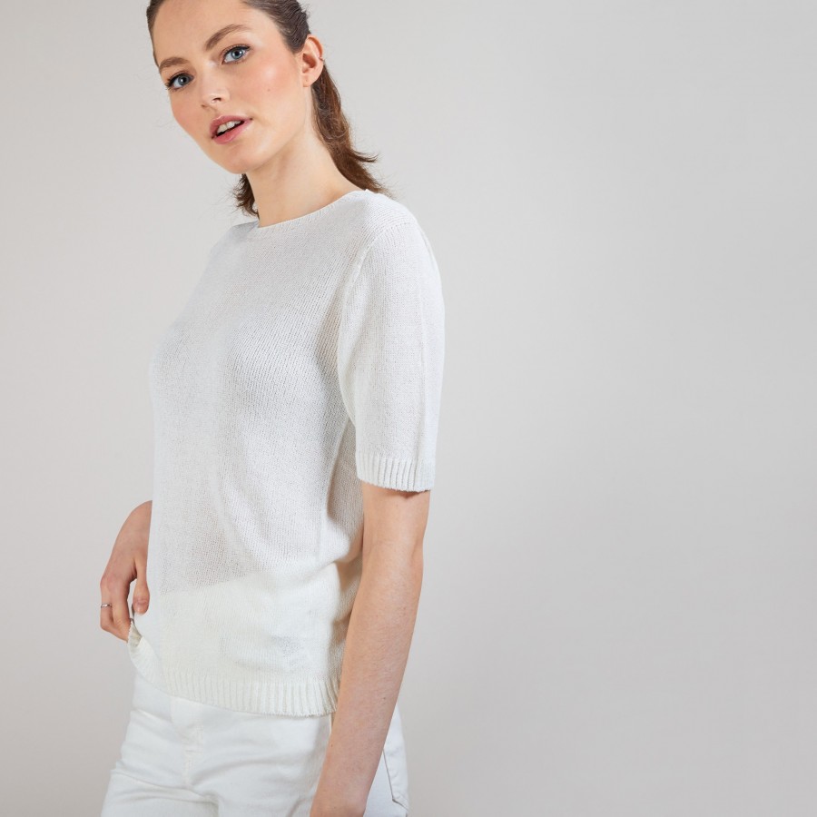 T-shirt with elbow sleeves - Bapteme