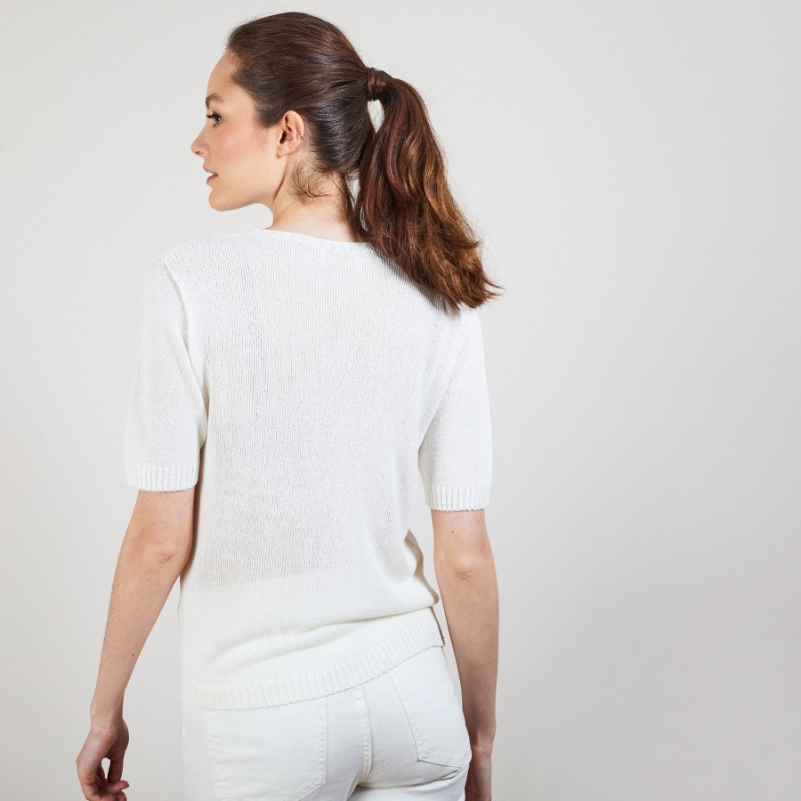 T-shirt with elbow sleeves - Bapteme