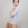 T-shirt manches coudes - Bapteme 6811 GRIS CLAIR- 81 GRIS PALE82 ECRU