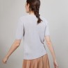 T-shirt manches coudes - Bapteme 6811 GRIS CLAIR- 81 GRIS PALE82 ECRU