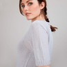 T-shirt manches coudes - Bapteme 6811 GRIS CLAIR- 81 GRIS PALE82 ECRU