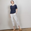 T-shirt tricoté en maille crochet - Claus