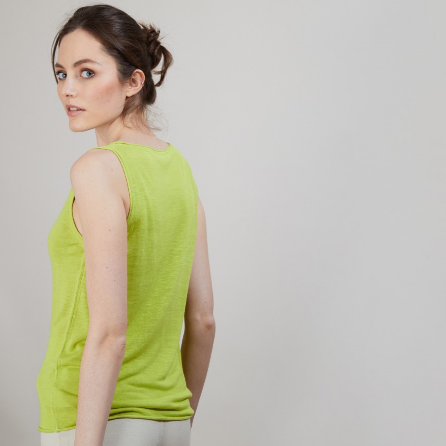 Débardeur en lin flammé - Boréal