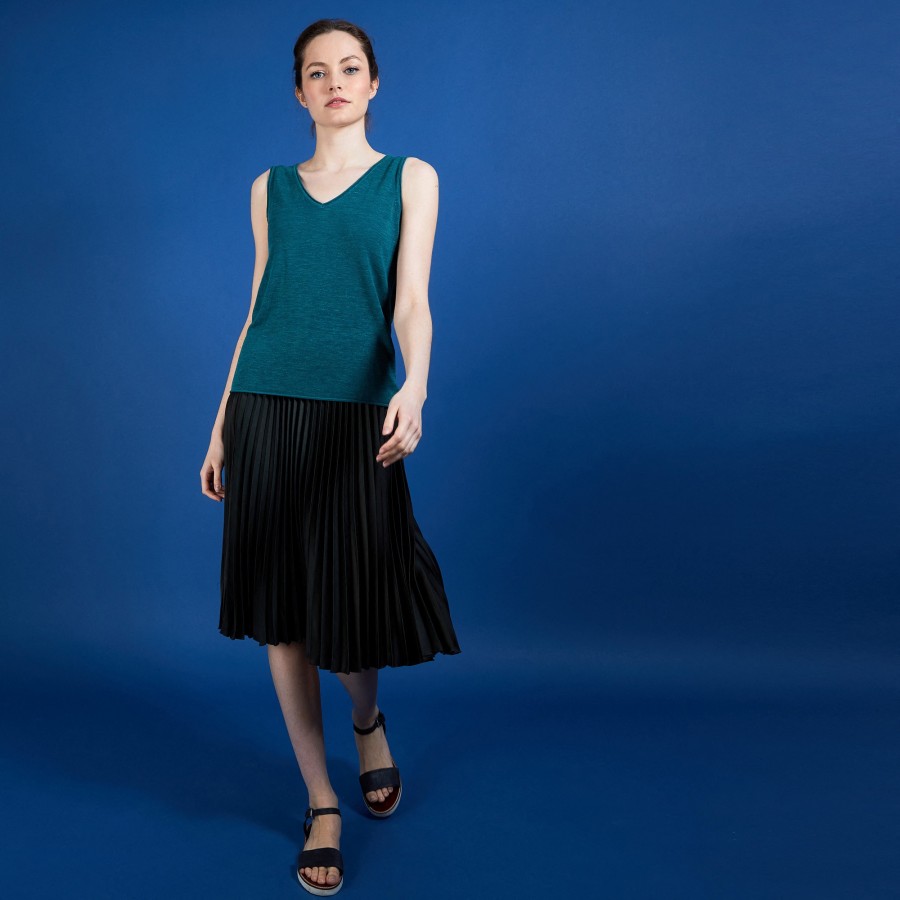 Débardeur en lin flammé - Boréal