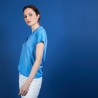 Polo en Fil Lumière - Bilbo 6843 azur - 04 Bleu clair
