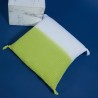 Coussin carré bicolors - Fauve