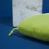 Coussin carré bicolors - Fauve