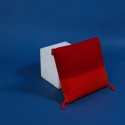Coussin carré bicolors - Fauve