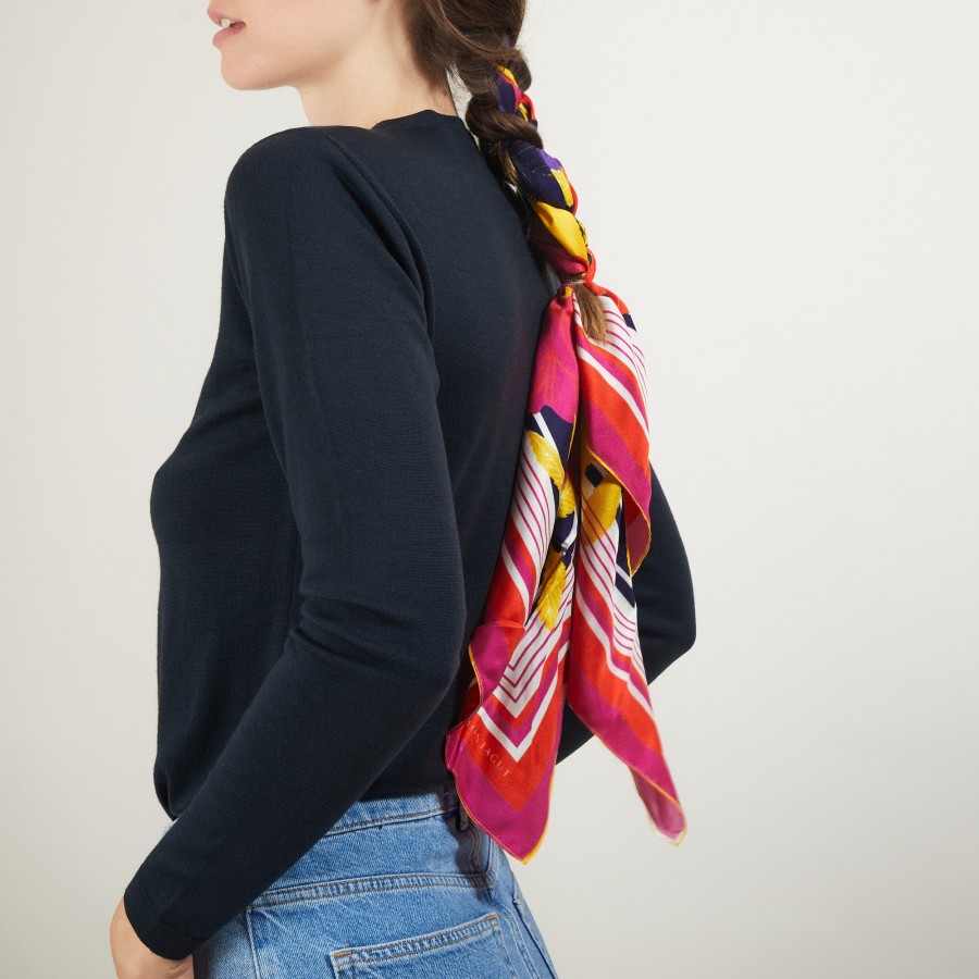 Pull col rond en laine mérinos - Bérenice