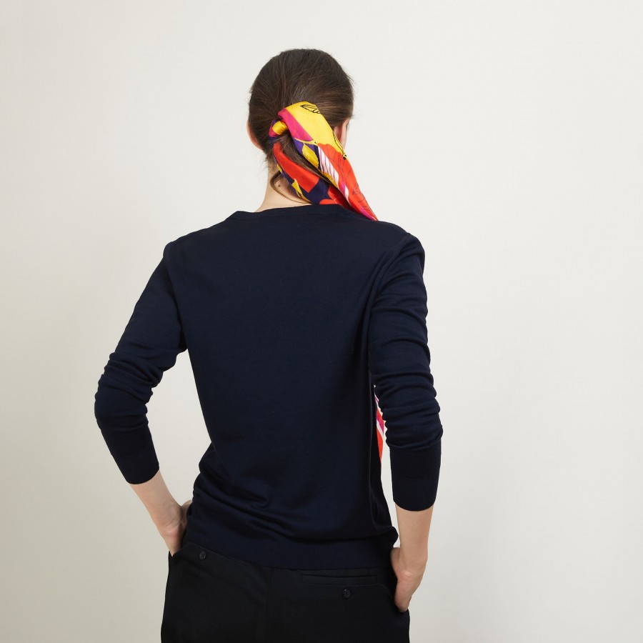 V-neck in merino wool - Arya