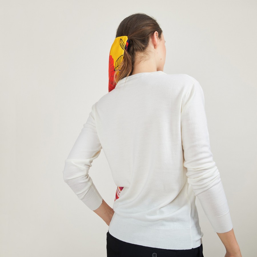 Pull col V en laine mérinos - Arya