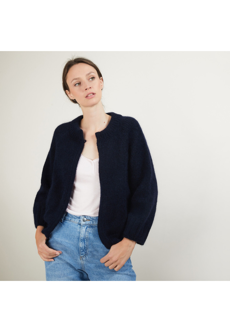 Gilet en mohair avec poches - Gilie