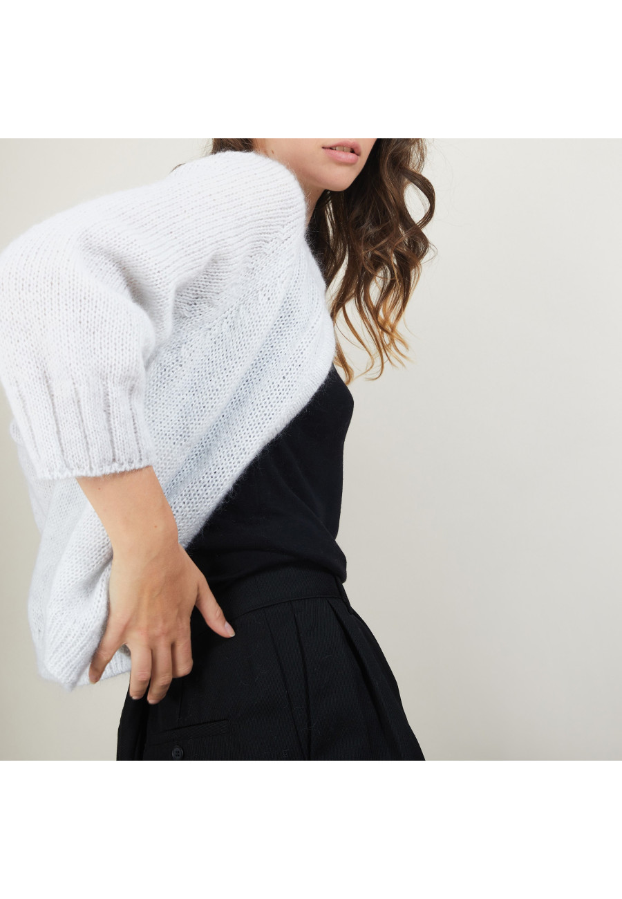 Mohair cardigan with pockets - Gilie