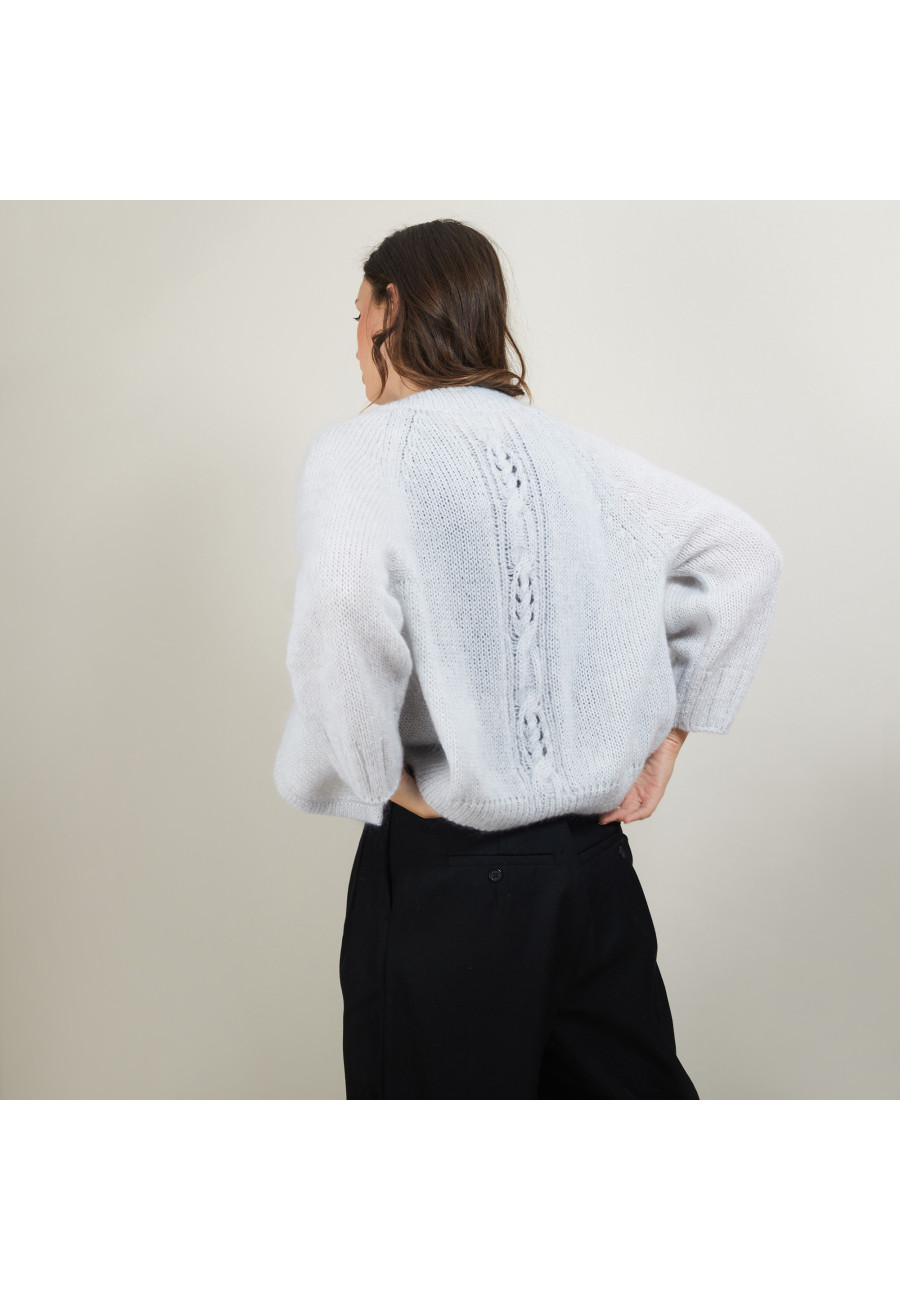 Gilet en mohair avec poches - Gilie