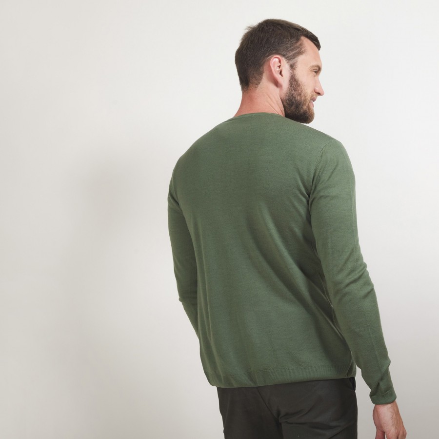 Buttoned wool cardigan - Etienne